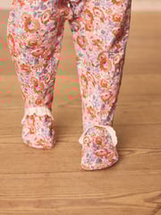 Blue Cath Kidston Floral Baby 100% Cotton Sleepsuits 3 Pack - Image 10 of 16