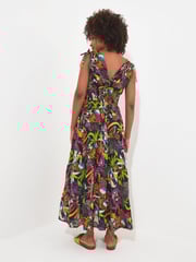 Joe Browns Multi Sleeveless Tropical Print Cotton Maxi Sundress - Image 3 of 7