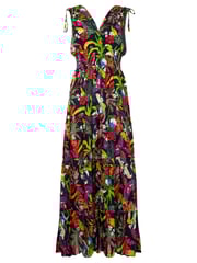 Joe Browns Multi Sleeveless Tropical Print Cotton Maxi Sundress - Image 7 of 7