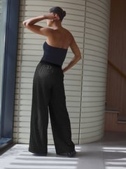 Black Premium Pull On Diamonte Trousers - Image 4 of 8