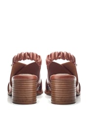 Moda in Pelle Prinia Cross-Over Low Block Elastic Sandals - Image 3 of 4