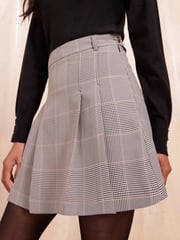 Friends Like These Grey Check Mini Skirt - Image 3 of 4
