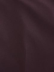 Burgundy Red Tailored Fit Tuxedo Suit Trousers - Image 8 of 8