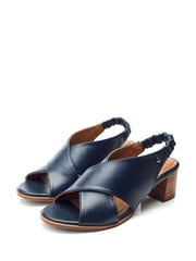 Moda in Pelle Prinia Cross-Over Low Block Elastic Sandals - Image 2 of 4