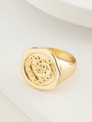 Cath Kidston Gold Tone Lace Hearts Ring - Image 4 of 9