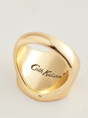 Cath Kidston Gold Tone Lace Hearts Ring - Image 7 of 9