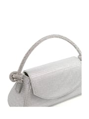 Dune London Silver Chrome Brynley Diamanté Tubular Hand Bag - Image 5 of 5