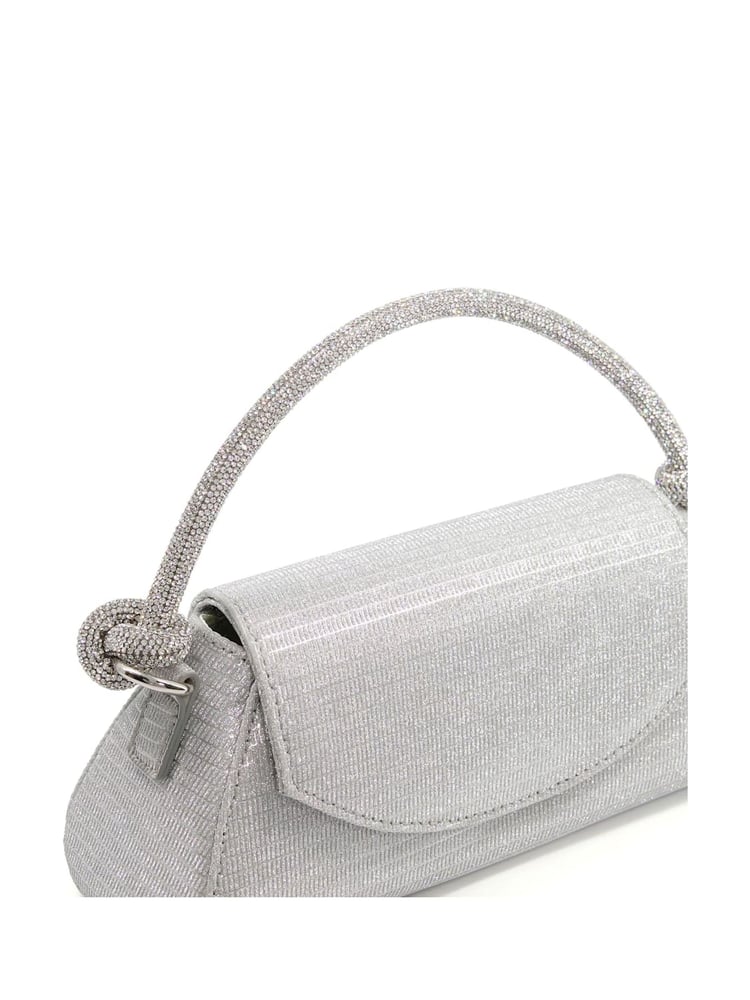 Dune London Silver Chrome Brynley Diamanté Tubular Hand Bag - Image 5 of 5
