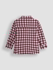 JoJo Maman Bébé Burgundy Gingham Shirt - Image 2 of 3