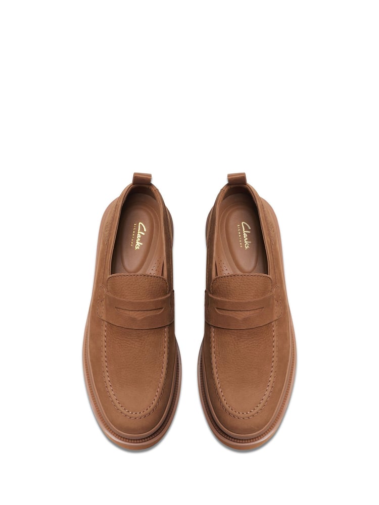 Clarks Brown Nubuck Badell Step Shoes - Image 2 of 7