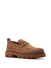 Clarks Brown Nubuck Badell Step Shoes - Image 3 of 7