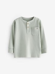 Navy/Camel Plain 3 Pack Relaxed Fit Pyjamas (9mths-12yrs) - Image 10 of 12