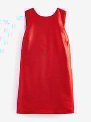 Scarlet Glitter Red Bow Back Glitter Mini Dress - Image 2 of 7