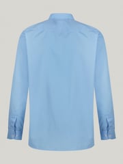 Trutex Blue Regular Fit Long Sleeve 2 Pack School Shirts - Image 3 of 7