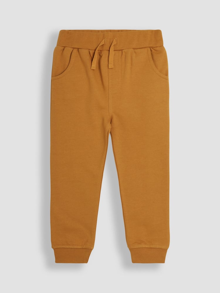 JoJo Maman Bébé Tan & Blue 2-Pack Joggers - Image 2 of 4