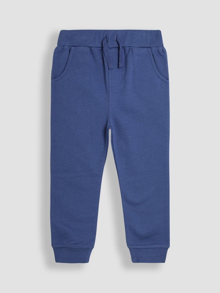 JoJo Maman Bébé Tan & Blue 2-Pack Joggers - Image 4 of 4