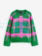 Green Knitted Christmas Jumper - Image 6 of 8