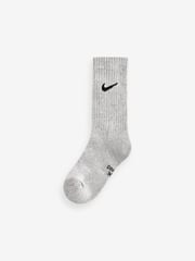 Nike Grey Little Kids Performance Crew Socks 6 Pack - Image 2 of 2