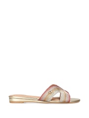 Carvela Chrome Gala Mule Jewel Sandals - Image 2 of 5