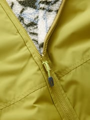 Lime Green Reversible Teddy Borg Floral Jacket - Image 7 of 9