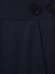 Reiss Bright Blue Destiny Wool Side Adjuster Slim Fit Trousers - Image 6 of 6