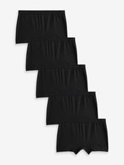 Black Boxer Short Briefs 5 Pack (2-16yrs) - Image 1 of 8