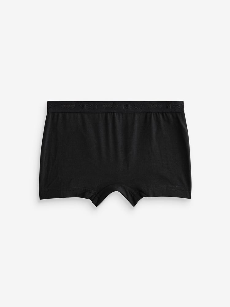 Black Boxer Short Briefs 5 Pack (2-16yrs) - Image 2 of 8