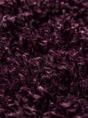 Burgundy Red Short Faux Fur Jacket - Image 6 of 6