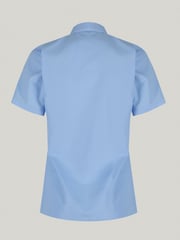Trutex Blue Regular Fit Short Sleeve 2 Pack School Shirts - Image 6 of 6