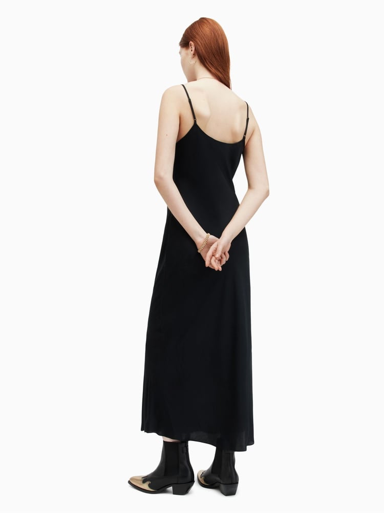 AllSaints Black Bryony Dress - Image 2 of 6