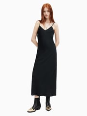 AllSaints Black Bryony Dress - Image 4 of 6
