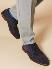 Jones Bootmaker Longwood Suede Derby Brogues - Image 1 of 6