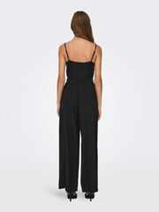 ONLY Black Ruffle Cami Tie Front Jumpsuit - Image 2 of 6