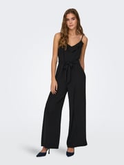 ONLY Black Ruffle Cami Tie Front Jumpsuit - Image 3 of 6