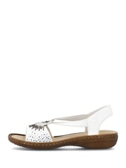 Rieker Womens Elastic Stretch Sandals - Image 2 of 7