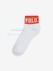 Polo Ralph Lauren Multi Boys Stripe 100% Cotton Socks 6 Pack - Image 7 of 7