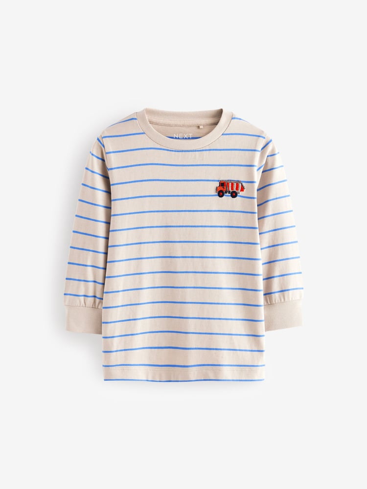 Multi Long Sleeve T-Shirts 3 Pack (3mths-7yrs) - Image 2 of 7