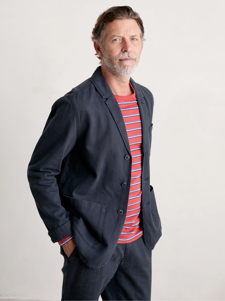 Seasalt Cornwall Blue Mens Tollgate Jacket - Image 1 of 4 Seasalt Cornwall Blue Mens Tollgate Jacket - Image 1 of 4