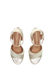 KG Kurt Geiger Gold Dreya Sandals - Image 4 of 5