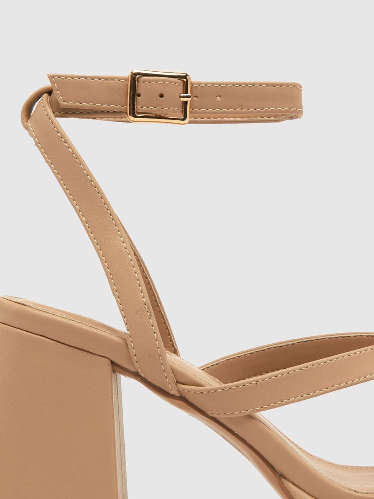 Schuh Star Strappy Platform Heels - Image 2 of 4 Schuh Star Strappy Platform Heels - Image 2 of 4