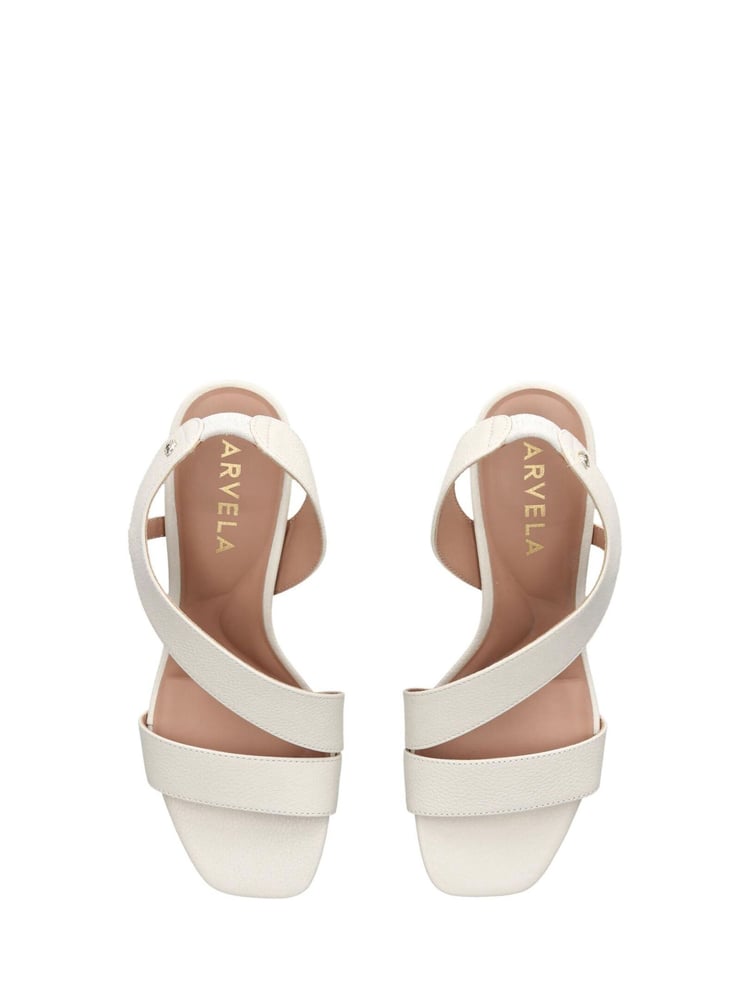 Carvela Cream Gala Block 60 Sandals - Image 5 of 5 Carvela Cream Gala Block 60 Sandals - Image 5 of 5