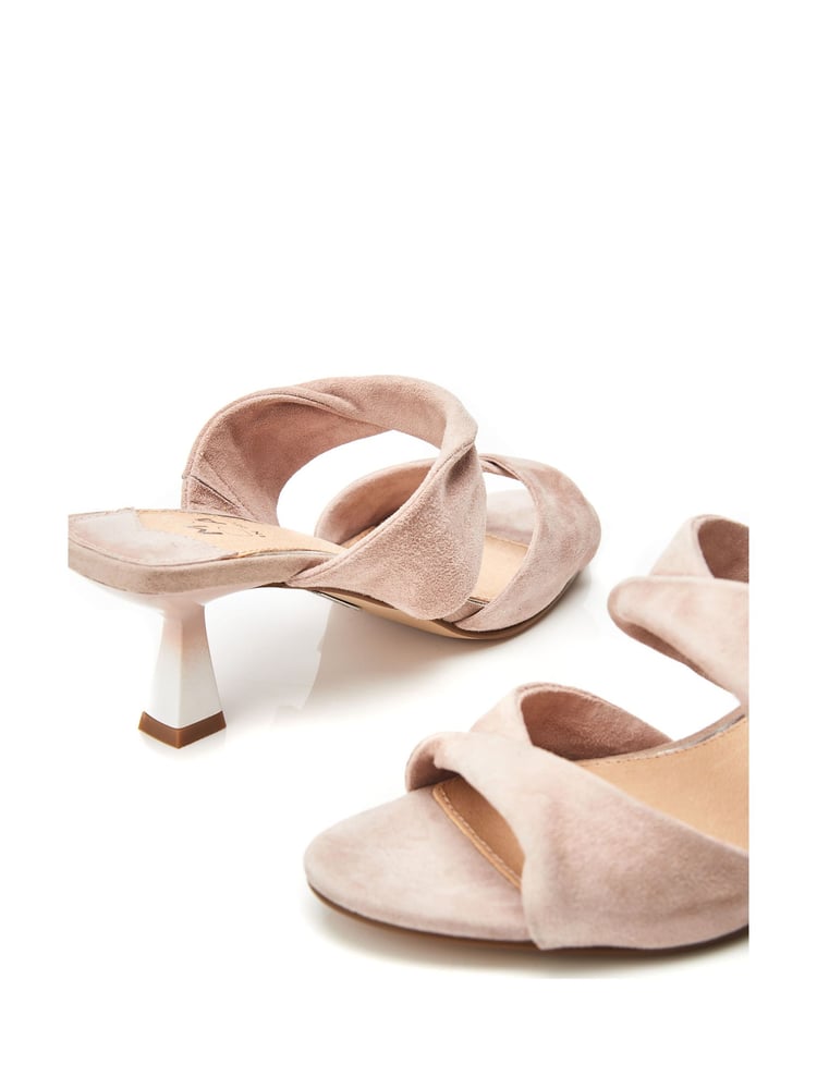 Moda in Pelle Loola Two Twist Strap Mule Sandals - Image 4 of 4
