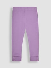 JoJo Maman Bébé Lilac Purple 2-Pack Rib Leggings - Image 2 of 7