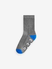 Grey Football Cotton Rich Cushioned Socks 7 Pack - Image 2 of 8