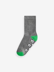 Grey Football Cotton Rich Cushioned Socks 7 Pack - Image 7 of 8