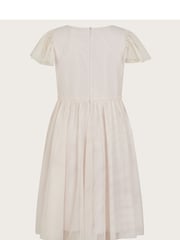 Monsoon Emma Sequin Ruffle Dress - Image 2 of 3