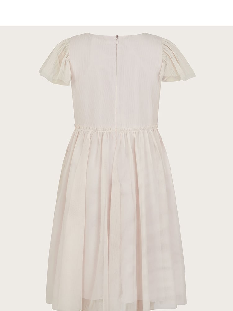 Monsoon Emma Sequin Ruffle Dress - Image 2 of 3
