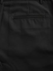 Black Wide Leg Fit Plain Front Smart Trousers - Image 8 of 8