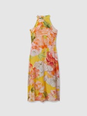 Raishma Silk Halter Neck Midi Dress - Image 2 of 5