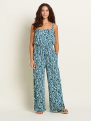 Brakeburn Green Willow 100% Cotton Jumpsuit - Image 4 of 5